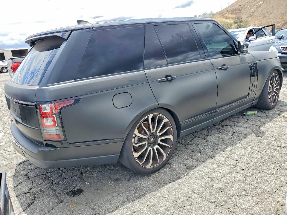 2017 Land rover RANGE ROVER VIN SALGS2FK8HA325443 COPART salvage auction — REAR END, Ca - Dis/Dlr/Exp Only Clean Title, sold $4,200 on 2026-07-23 (photo 3)