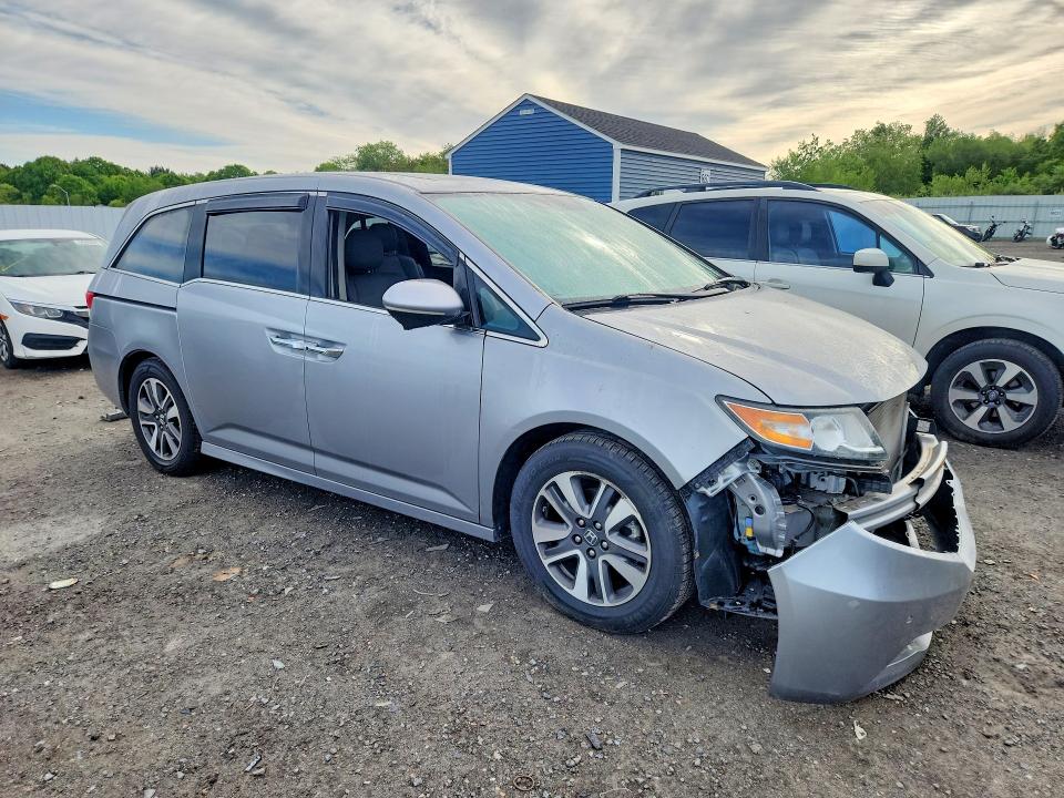 2016 Honda Odyssey VIN 5FNRL5H99GB124424 COPART salvage auction — FRONT END, Ma - Cert Of Title-Reconstrctd Coll, sold $4,250 on 2026-07-22 (photo 4)