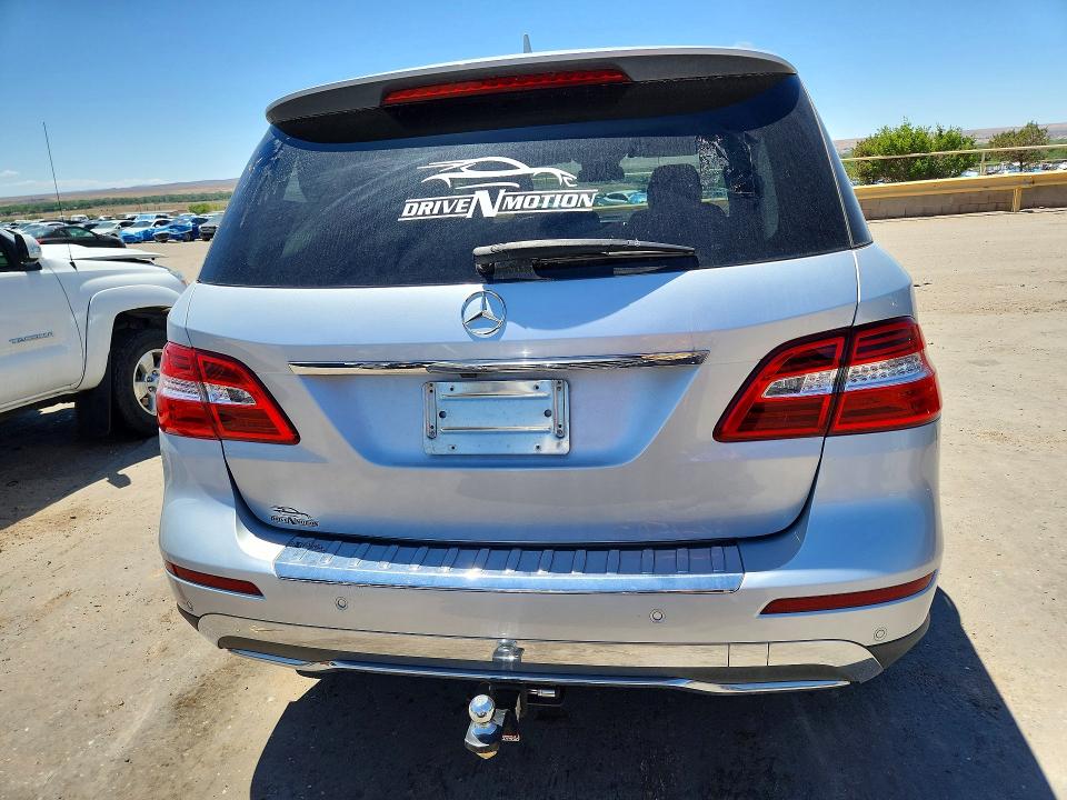 2014 Mercedes-benz Ml-class VIN 4JGDA2EB5EA289653 COPART salvage auction — NORMAL WEAR, Az - Certificate Of Title, sold $4,200 on 2026-08-13 (photo 6)
