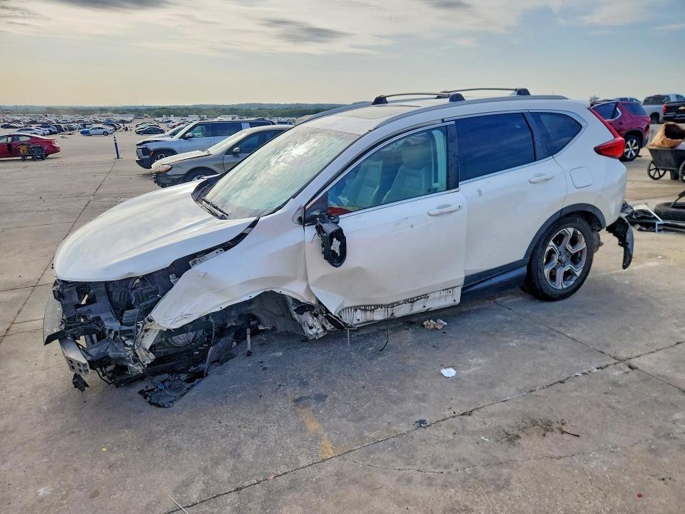 2017 Honda Cr-v VIN 2HKRW2H80HH625640 COPART salvage auction — FRONT END, Tx - Salvage Vehicle Title, sold $2,850 on 2026-07-02 (photo 1)