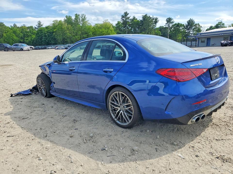 2023 Mercedes-benz C-klasse VIN W1KAF8HB3PR075620 COPART salvage auction — FRONT END, Ma - Cert Of Title-Salvage, sold $23,000 on 2026-08-20 (photo 2)