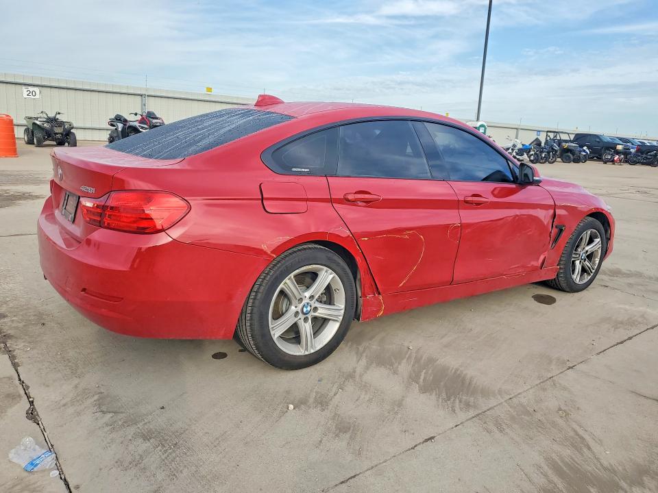 2015 BMW VIN WBA4C9C50FD331518 COPART salvage auction — SIDE, Tx - Certificate Of Title, sold $2,900 on 2026-07-13 (photo 3)