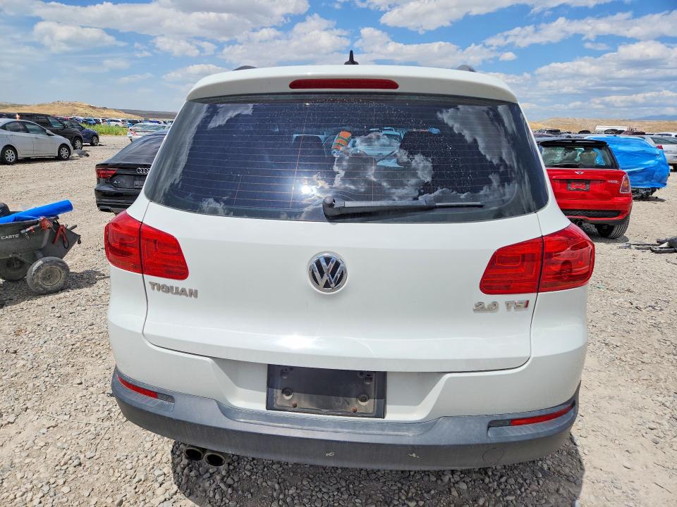 2015 Volkswagen Tiguan VIN WVGAV7AX1FW615605 COPART salvage auction — FRONT END, Ut - Salvage Certificate, sold $1,200 on 2026-07-10 (photo 6)