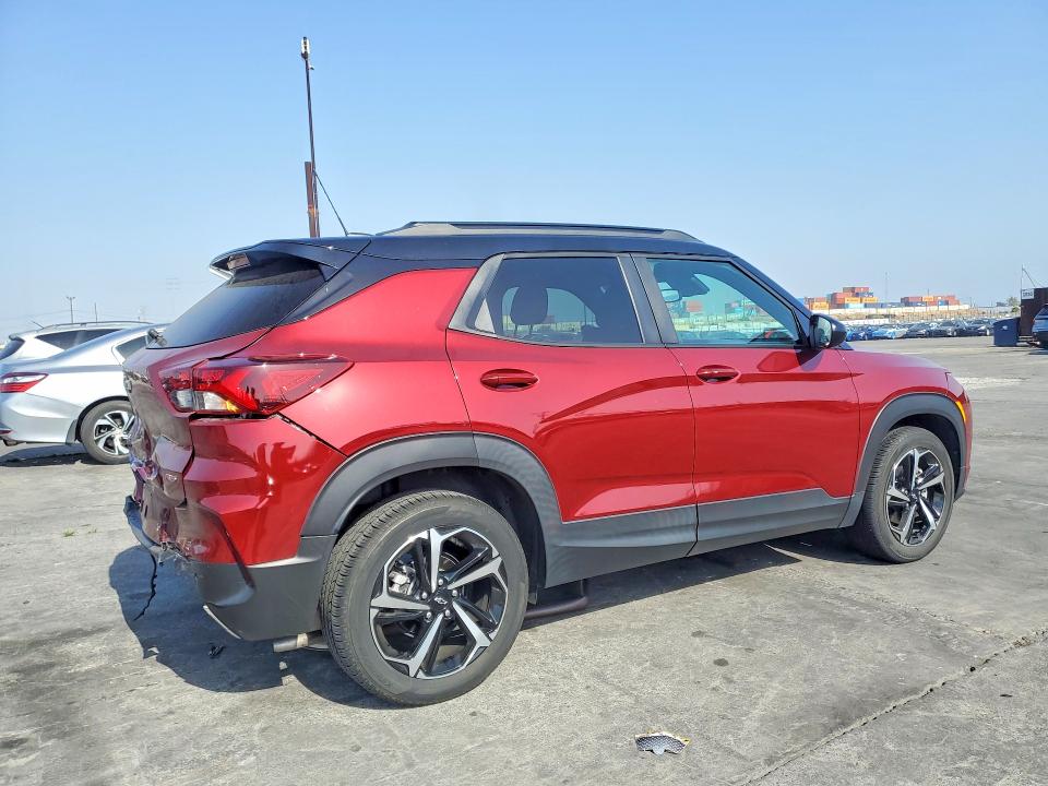 2023 Chevrolet Trailblazer VIN KL79MTSLXPB040747 COPART salvage auction — REAR END, CA - SALVAGE CERTIFICATE, sold $7,500 on 2026-07-31 (photo 3)