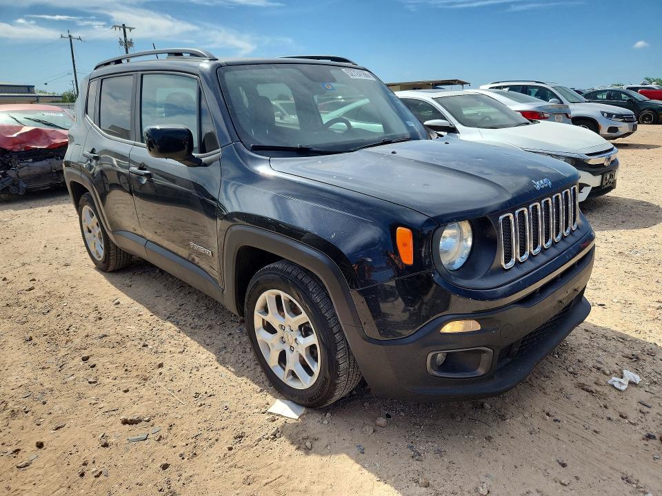 2018 Jeep Renegade VIN ZACCJABB9JPH28815 COPART salvage auction — MECHANICAL, Tx - Salvage Vehicle Title, sold $2,250 on 2026-07-16 (photo 4)