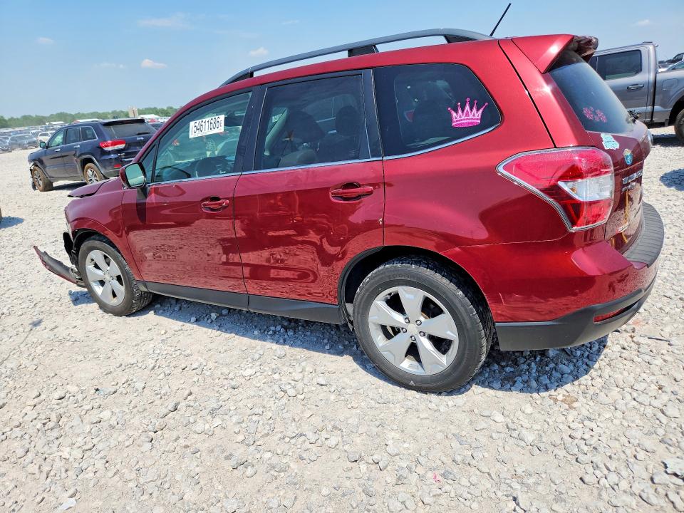 2015 Subaru Forester VIN JF2SJAHC6FH528356 COPART salvage auction — FRONT END, MI - CERTIFICATE OF TITLE, sold $3,000 on 2026-07-30 (photo 2)