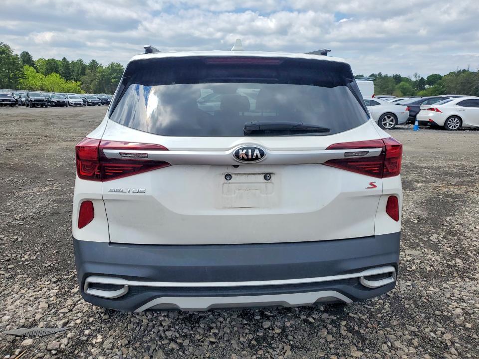 2021 Kia Seltos VIN KNDEUCAA0M7187515 COPART salvage auction — FRONT END, Md - Cert Of Salvage > 75% Damage, sold $4,850 on 2026-07-06 (photo 6)