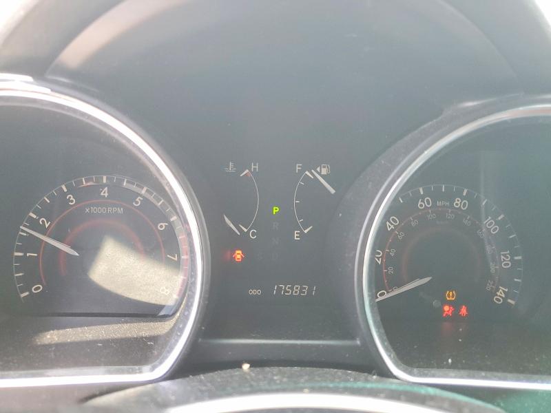 2010 Toyota Highlander VIN 5TDYK3EHXAS022647 COPART salvage auction — HAIL, Ok - Certificate Of Title, sold $3,600 on 2026-07-08 (photo 9)