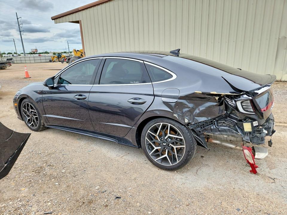 2021 Hyundai Sonata VIN 5NPEK4JC1MH127526 COPART salvage auction — REAR END, Tx - Salvage Vehicle Title, sold $5,600 on 2026-07-22 (photo 2)