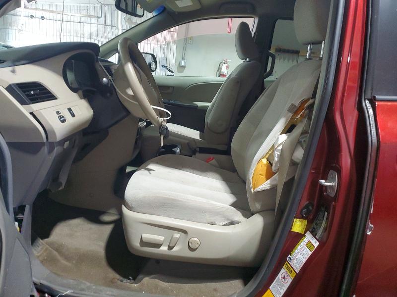 2012 Toyota Sienna VIN 5TDJK3DC4CS030186 COPART salvage auction — SIDE, Salvage Title, sold $1,300 on 2026-07-20 (photo 7)