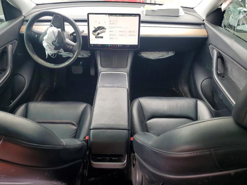 2021 Tesla Model y VIN 5YJYGDEE2MF231368 COPART salvage auction — FRONT END, Ca - Salvage Certificate, sold $5,600 on 2026-07-20 (photo 8)