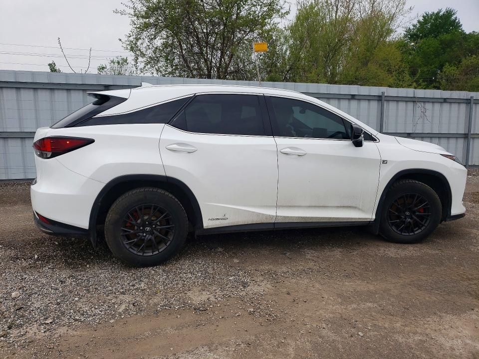 2020 Lexus Rx 450h VIN 2T2YGMDA2LC045133 COPART salvage auction — VANDALISM, On - Permit No Brand - Unfit, sold $27,000 on 2026-07-03 (photo 3)