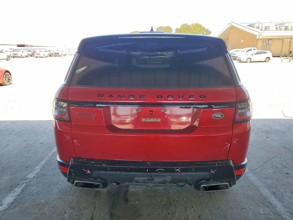2020 Land rover Range rover sport VIN SALWR2SU3LA735087 COPART salvage auction — FRONT END, Ca - Salvage Certificate, sold $35 on 2026-07-28 (photo 6)