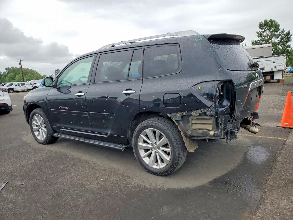 2009 Toyota Highlander VIN JTEEW44A892035932 COPART salvage auction — REAR END, Or - Salvage Title Certificate, sold $1,550 on 2026-07-06 (photo 2)