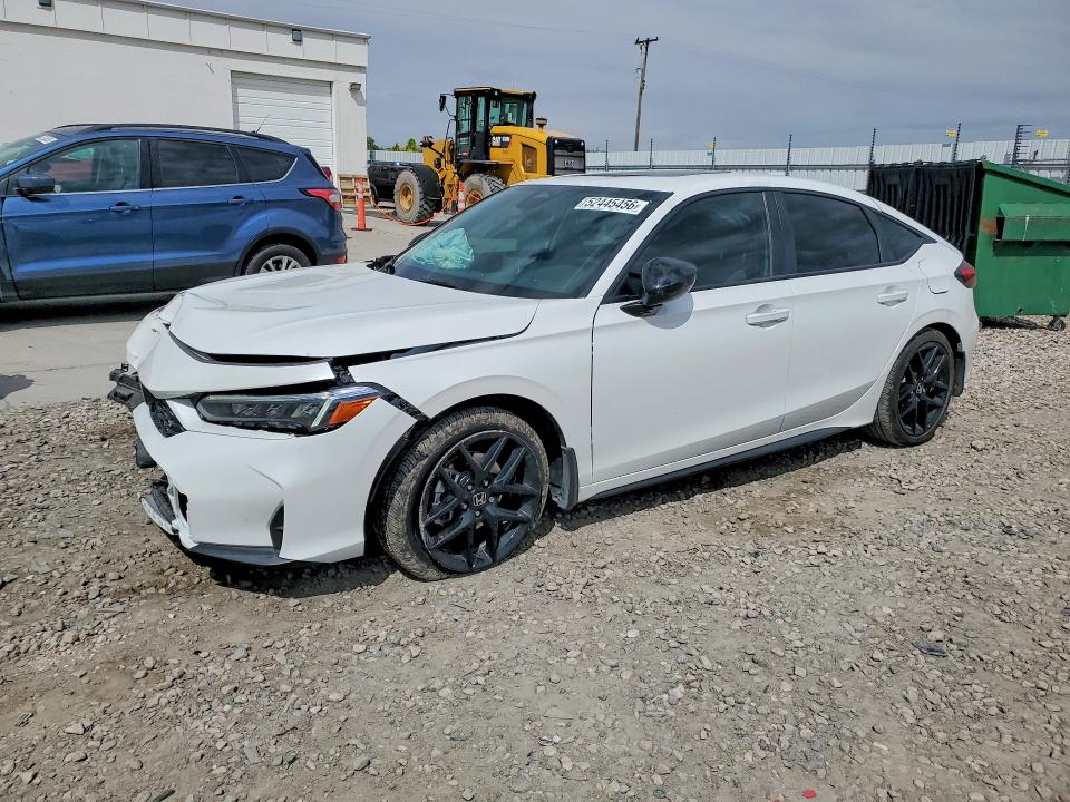 2025 Honda Civic VIN JHMFL4H89SX006245 COPART salvage auction — FRONT END, Ut - Salvage Certificate, sold $6,900 on 2026-07-20 (photo 1)