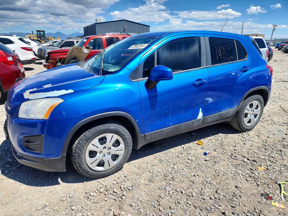 2015 Chevrolet Trax VIN KL7CJKSB6FB252723 COPART salvage auction — MECHANICAL, Nv - Certificate Of Title, sold $1,650 on 2026-07-14 (photo 1)