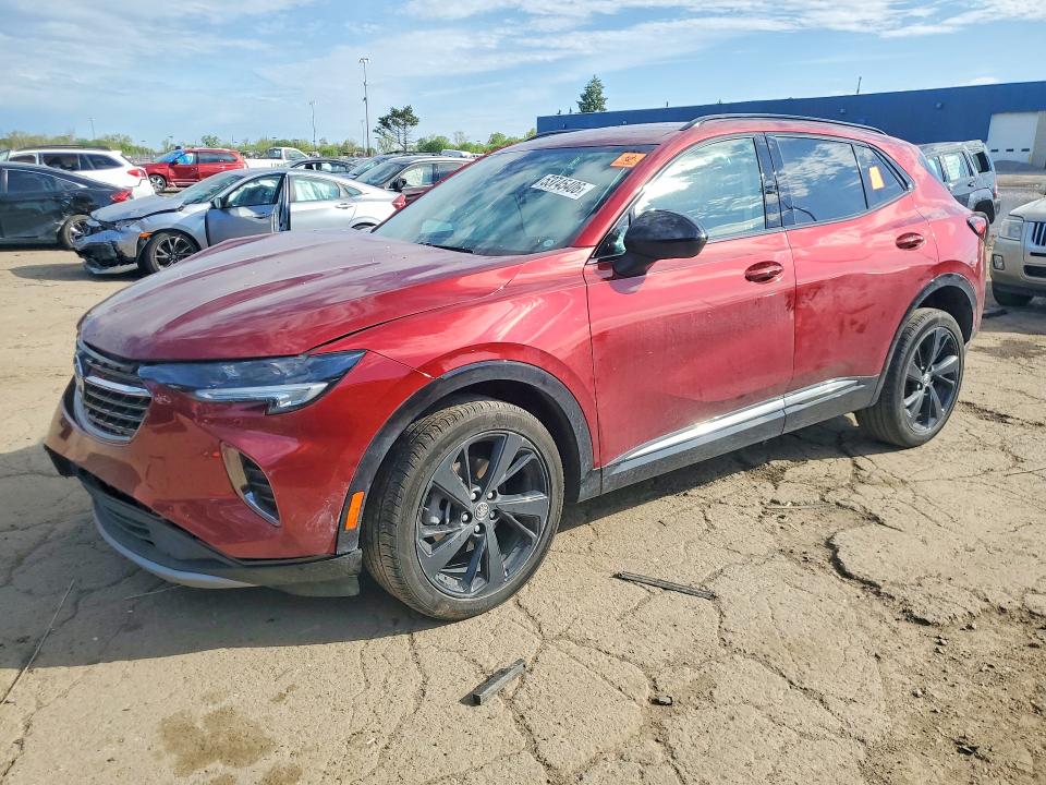 2022 Buick Envision VIN LRBFZNR41ND071757 COPART salvage auction — FRONT END, Mi - Scrap Certificate Of Title, sold $1,950 on 2026-07-17 (photo 1)