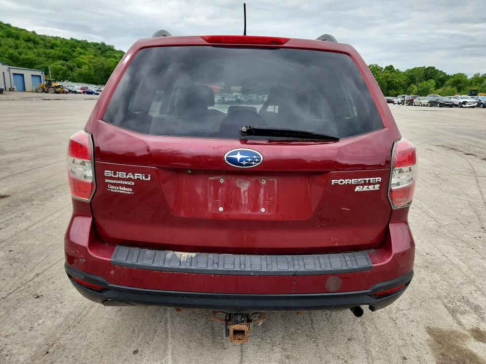 2015 Subaru Forester VIN JF2SJABC5FH580053 COPART salvage auction — FRONT END, Pa - Cert Of Salv-R=Reconstructed, sold $650 on 2026-07-09 (photo 6)