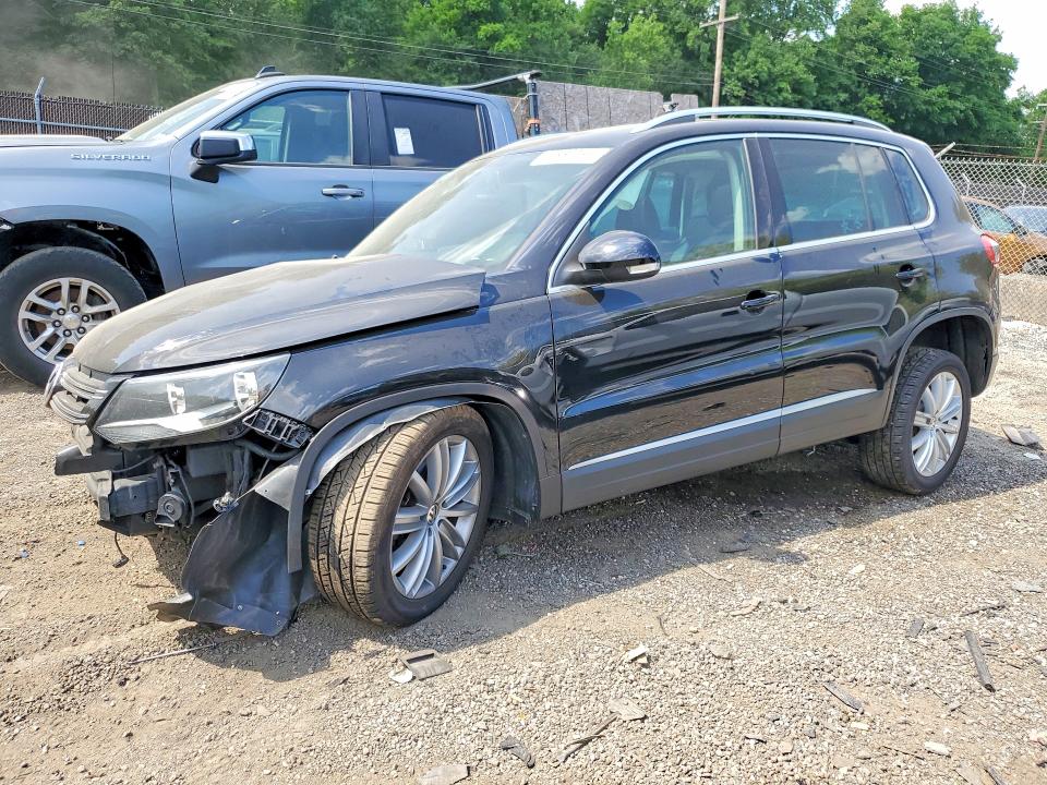 2015 Volkswagen Tiguan VIN WVGBV7AX2FW518840 COPART salvage auction — FRONT END, Md - Cert Of Salvage > 75% Damage, sold $375 on 2026-07-21 (photo 1)