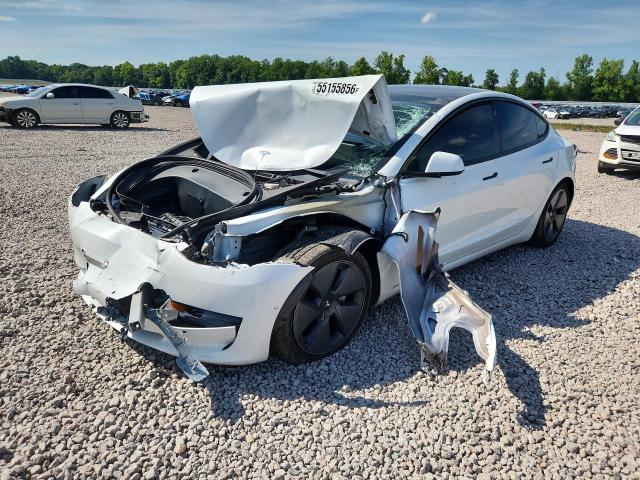 2021 Tesla VIN 5YJ3E1EA4MF852106 COPART salvage auction — FRONT END, Nc - Salvage Certificate Of Title, sold $275 on 2026-07-21 (photo 1)