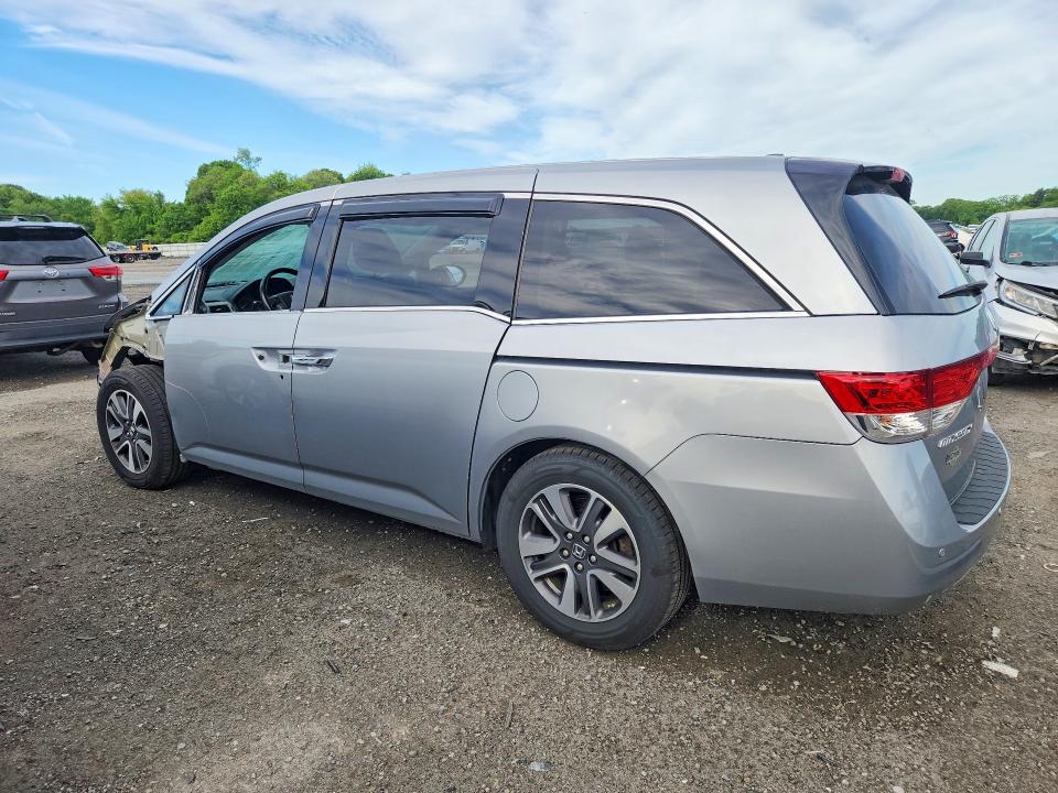 2016 Honda Odyssey VIN 5FNRL5H99GB124424 COPART salvage auction — FRONT END, Ma - Cert Of Title-Reconstrctd Coll, sold $4,250 on 2026-07-22 (photo 2)