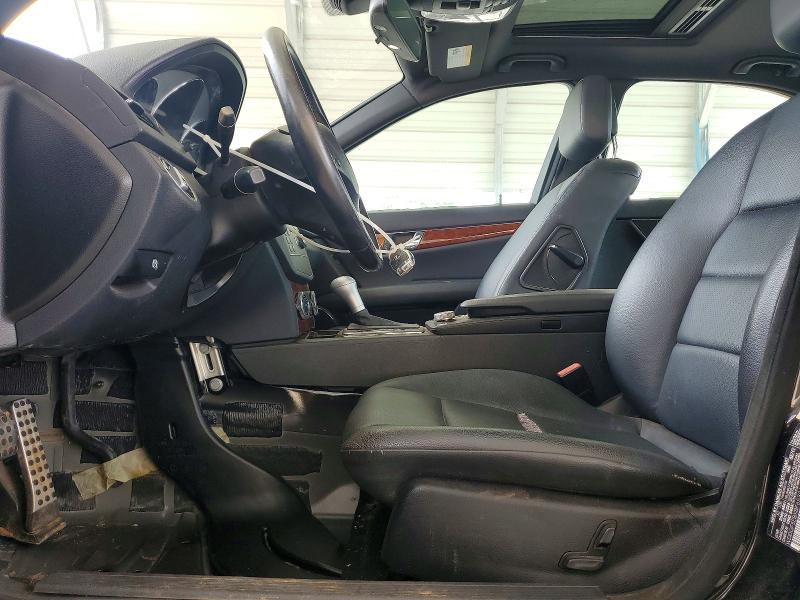 2011 Mercedes-benz C-klasse VIN WDDGF5EBXBF653011 COPART salvage auction — INTERIOR BURN, Ga - Cert Of Title-Salvage, sold $175 on 2026-07-28 (photo 7)