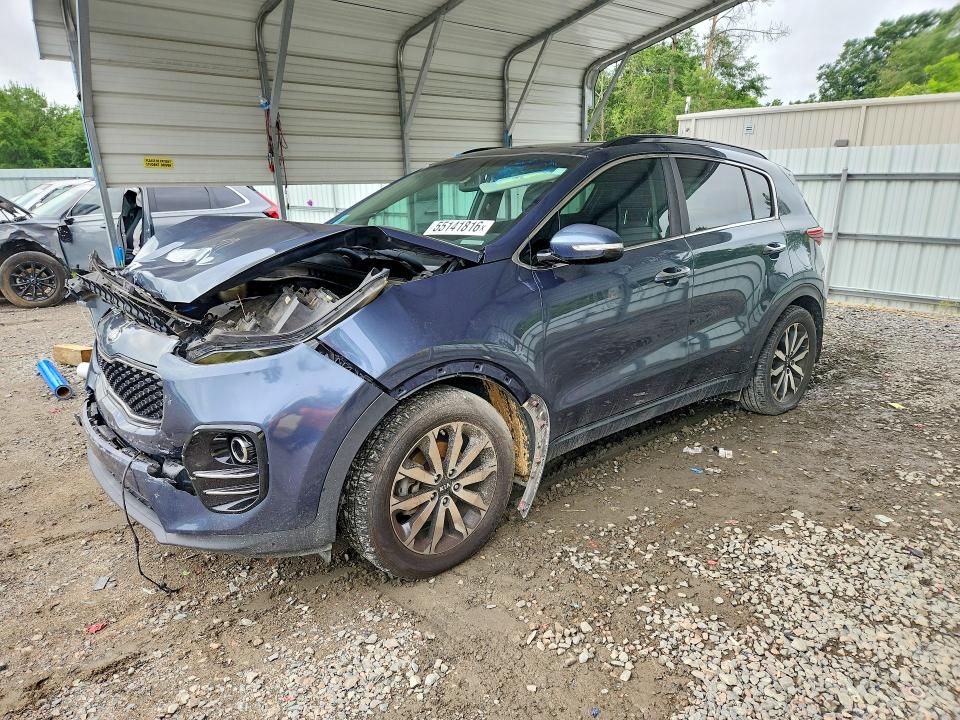 2018 Kia Sportage VIN KNDPN3AC6J7400809 COPART salvage auction — FRONT END, Ga - Cert Of Title-Salvage, sold $2,850 on 2026-07-09 (photo 1)