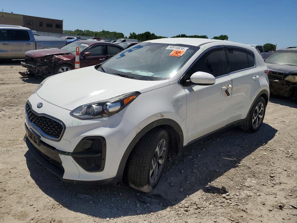 2020 Kia Sportage VIN KNDPM3AC3L7725651 COPART salvage auction — VANDALISM, Ks - Cert Of Title-Salvage, sold $4,800 on 2026-07-16 (photo 1)