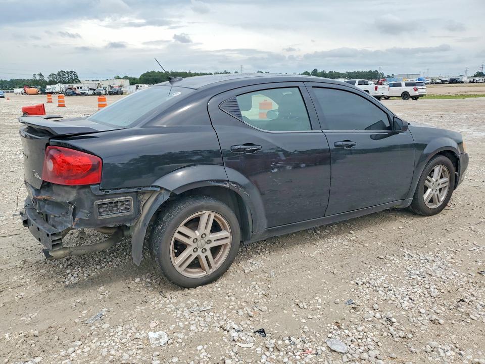 2013 Dodge Avenger VIN 1C3CDZAG8DN668885 COPART salvage auction — REAR END, TX - CERT OF TITLE-REBUILT SALVAGE, sold $550 on 2026-07-03 (photo 3)