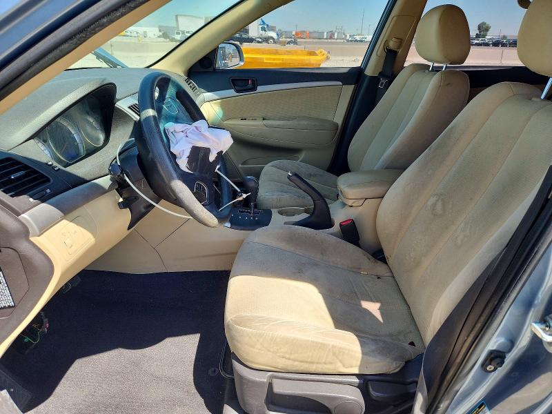 2009 Hyundai Sonata VIN 5NPET46CX9H538131 COPART salvage auction — FRONT END, CO - SALVAGE TITLE, sold $250 on 2026-07-09 (photo 7)