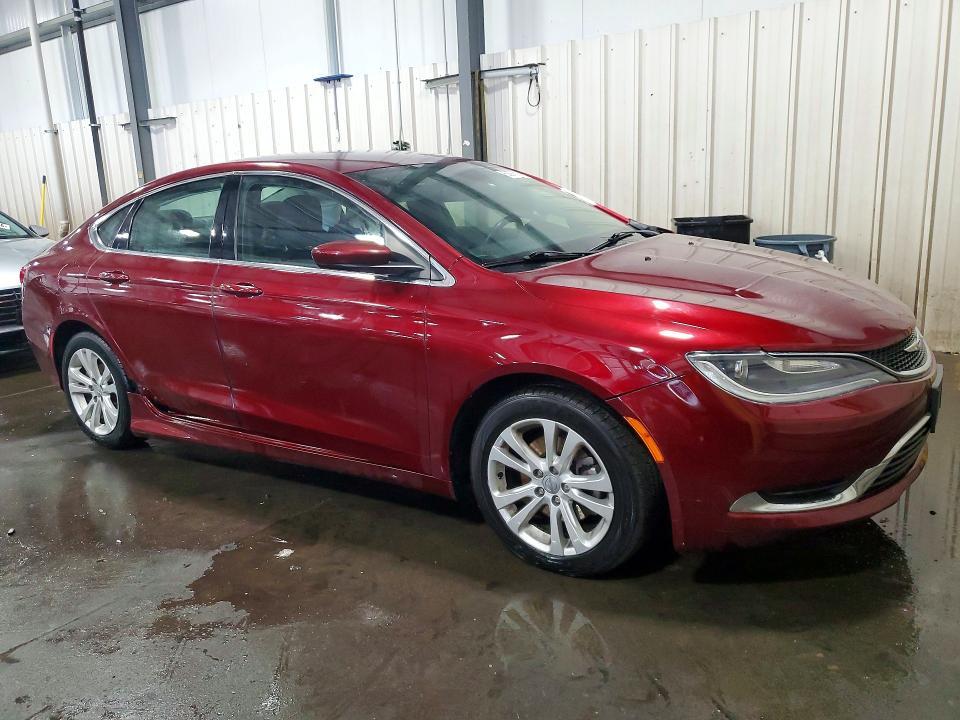 2015 Chrysler 200 VIN 1C3CCCAB9FN729281 COPART salvage auction — FRONT END, Mn - Cert Of Title-Salvage, sold $1,350 on 2026-07-09 (photo 4)