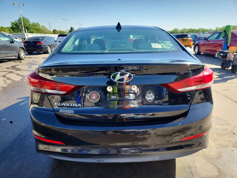 2018 Hyundai Elantra VIN 5NPD84LF5JH277555 COPART salvage auction — FRONT END, Co - Public - Salvage Title, sold $2,350 on 2026-07-22 (photo 6)