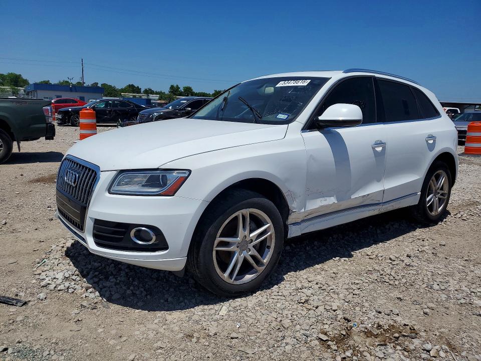 2017 Audi Q5 VIN WA1C2AFP7HA008498 COPART salvage auction — SIDE, Tx - Certificate Of Title (P), sold $2,450 on 2026-07-09 (photo 1)