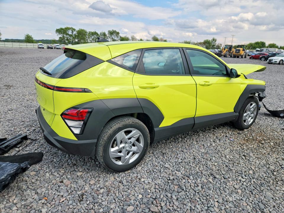 2025 Hyundai Kona VIN KM8HA3AB7SU187570 COPART salvage auction — FRONT END, Il - Salvage Certificate, sold $5,300 on 2026-07-27 (photo 3)