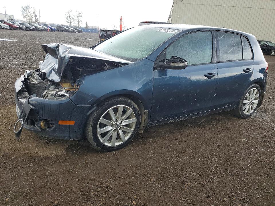 2012 Volkswagen Golf VIN WVWDM7AJ5CW082735 COPART salvage auction — FRONT END, Ab - Bos - Salvage, sold $200 on 2026-07-28 (photo 1)