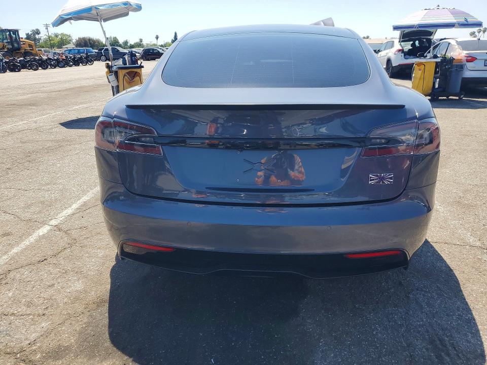 2021 Tesla Model s VIN 5YJSA1E58MF434352 COPART salvage auction — FRONT END, Ca - Salvage Certificate, sold $8,200 on 2026-07-21 (photo 6)