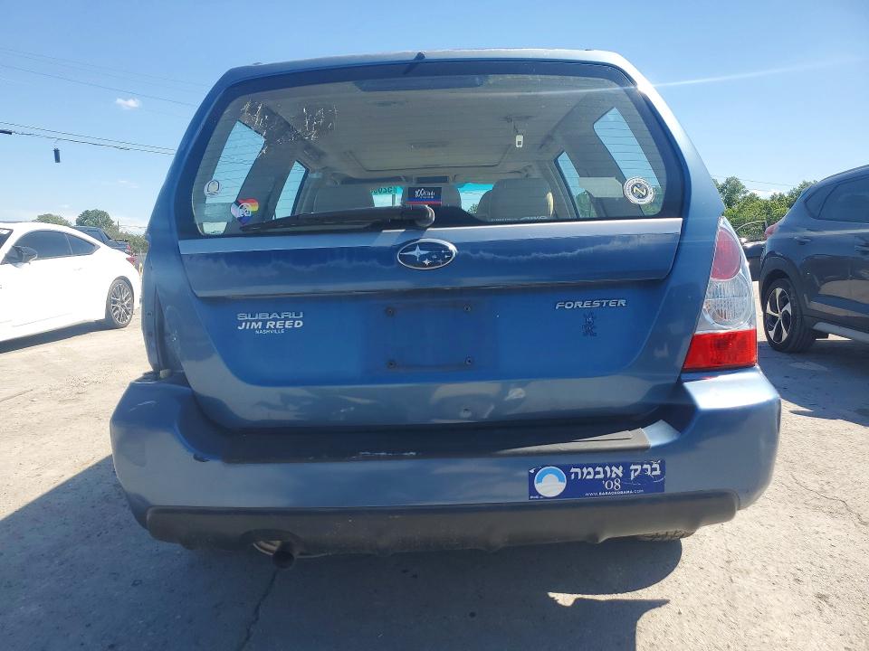 2008 Subaru Forester VIN JF1SG656X8H702818 COPART salvage auction — FRONT END, Tn - Salvage Certificate, sold $150 on 2026-07-22 (photo 6)