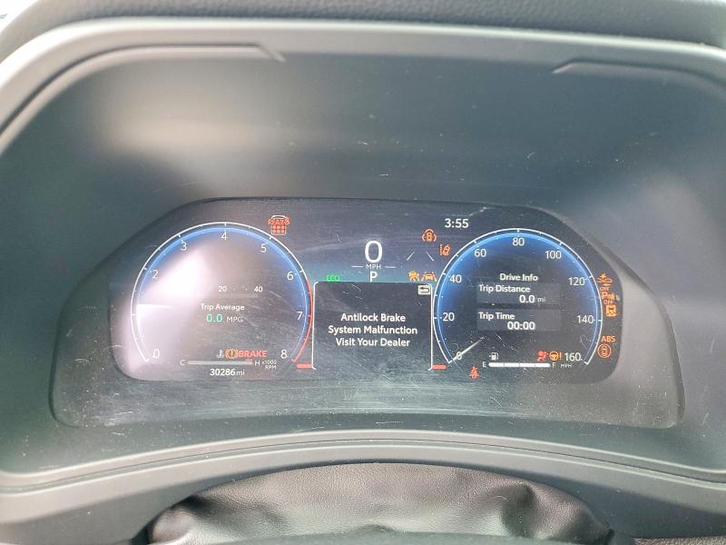 2024 Toyota Highlander VIN 5TDAAAA53RS007231 COPART salvage auction — FRONT END, Ca - Salvage Certificate, sold $27,500 on 2026-07-27 (photo 9)