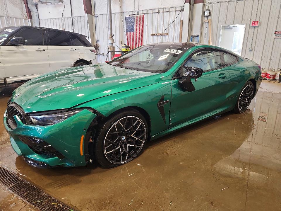 2024 BMW M8 VIN WBSAE0C07RCP11135 COPART salvage auction — FRONT END, IL - SALVAGE CERTIFICATE, sold $45,250 on 2026-07-27 (photo 1)