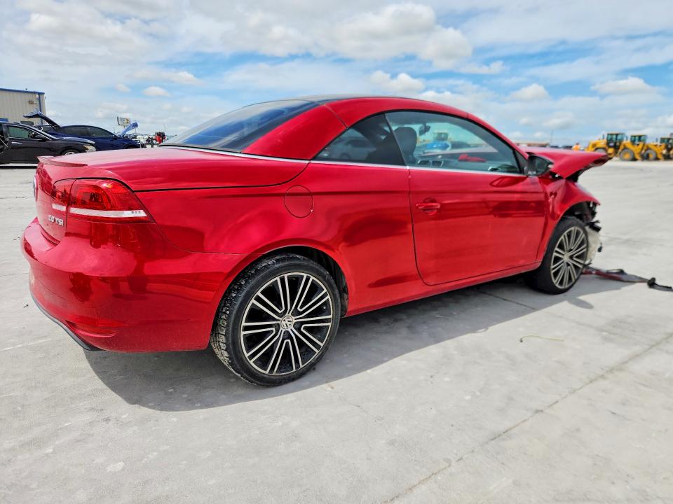 2013 Volkswagen Eos VIN WVWBW8AH5DV006928 COPART salvage auction — FRONT END, Tx - Salvage Vehicle Title, sold $250 on 2026-07-21 (photo 3)