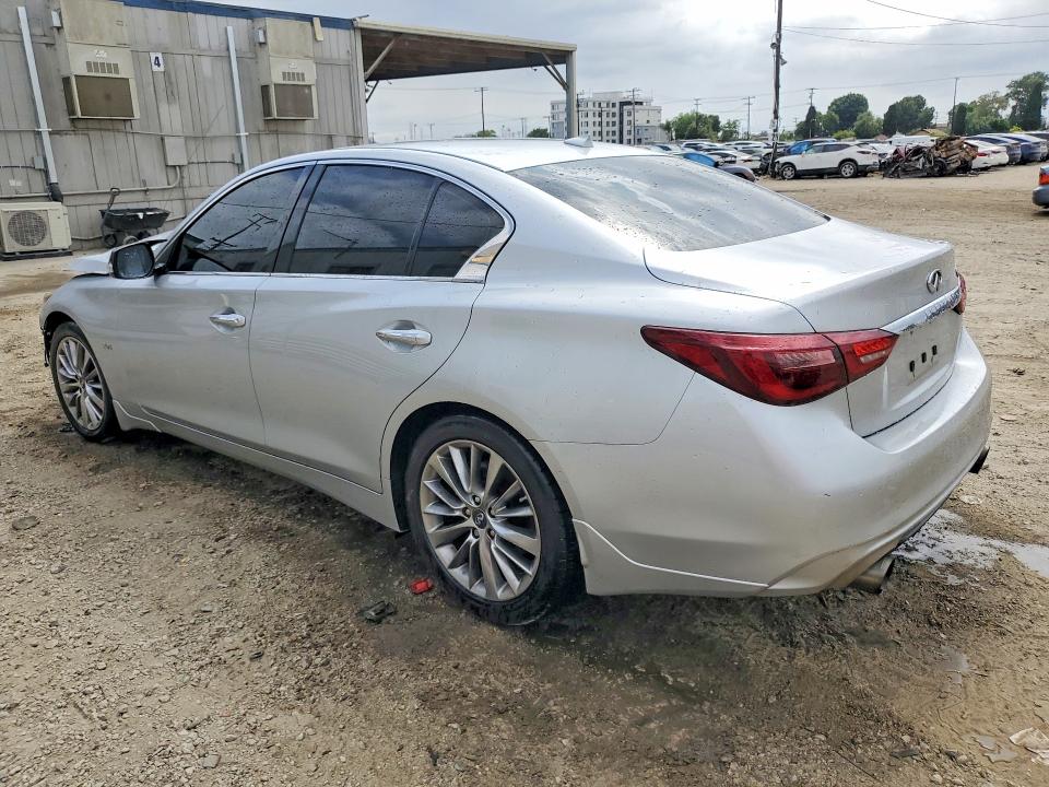 2018 Infiniti Q50 VIN JN1EV7AP6JM352346 COPART salvage auction — FRONT END, Ca - Salvage Certificate, sold $3,400 on 2026-07-09 (photo 2)