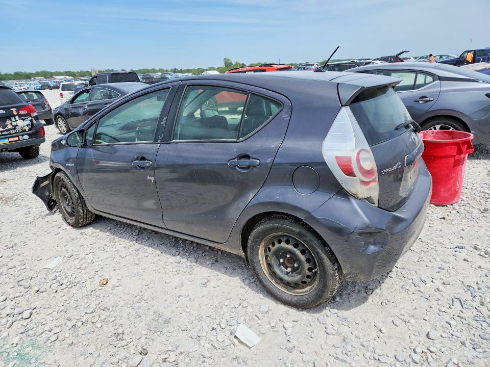 2014 Toyota Prius c VIN JTDKDTB38E1568214 COPART salvage auction — FRONT END, MI - CERTIFICATE OF TITLE, sold $525 on 2026-07-16 (photo 2)
