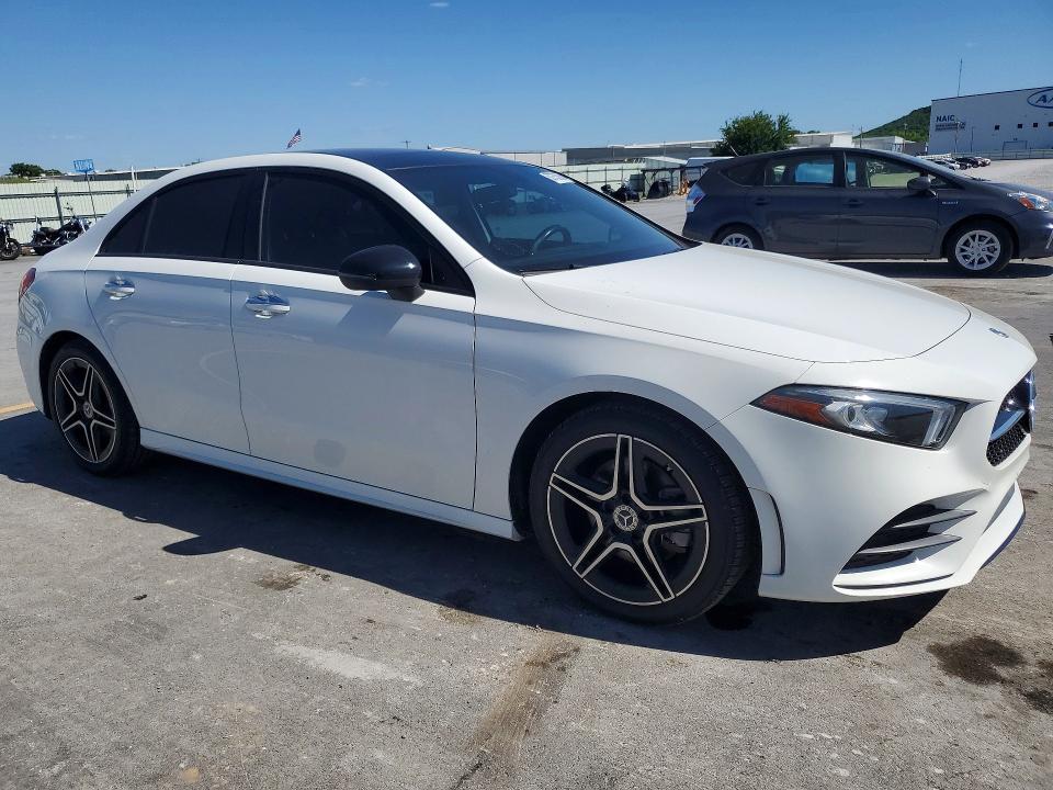 2021 Mercedes-benz A-class VIN W1K3G4EB2MJ287485 COPART salvage auction — MECHANICAL, TX - CERTIFICATE OF TITLE (P), sold $8,600 on 2026-07-10 (photo 4)