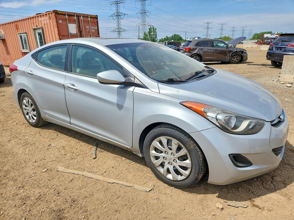 2011 Hyundai Elantra VIN 5NPDH4AE2BH035821 COPART salvage auction — VANDALISM, Il - Salvage Certificate, sold $1,000 on 2026-07-02 (photo 4)