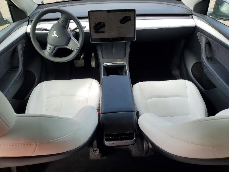 2023 Tesla Model y VIN 7SAYGDEE6PF868433 COPART salvage auction — SIDE, NY - MV-907A SALVAGE CERTIFICATE, sold $7,500 on 2026-07-28 (photo 8)