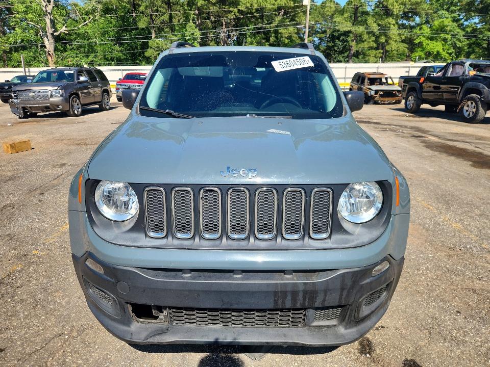 2017 Jeep Renegade VIN ZACCJAAB8HPE61517 COPART salvage auction — UNDERCARRIAGE, Al - Cert Of Title-Salvage Title, sold $1,850 on 2026-08-03 (photo 5)