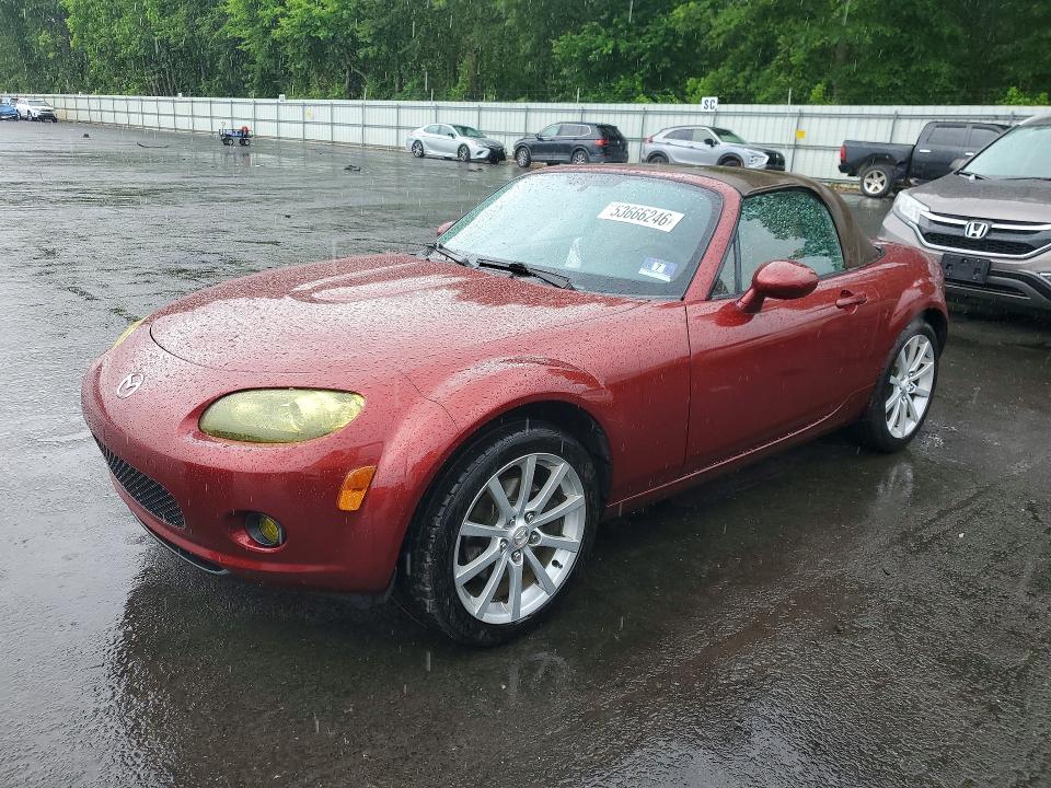 2006 Mazda Mx-5 VIN JM1NC25F960113816 COPART salvage auction — SIDE, Nj - Cert Of Title-Salvage, sold $2,350 on 2026-07-14 (photo 1)