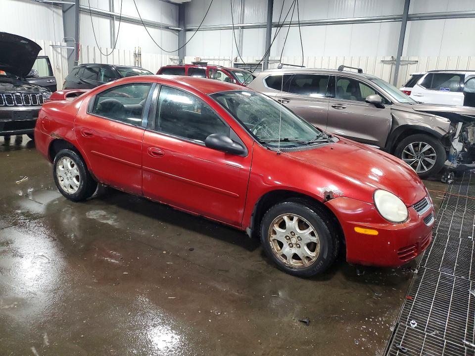 2005 Dodge Neon VIN 1B3ES56C95D261403 COPART salvage auction — FRONT END, Mn - Cert Of Title-Prior Salvage, sold $250 on 2026-07-02 (photo 4)