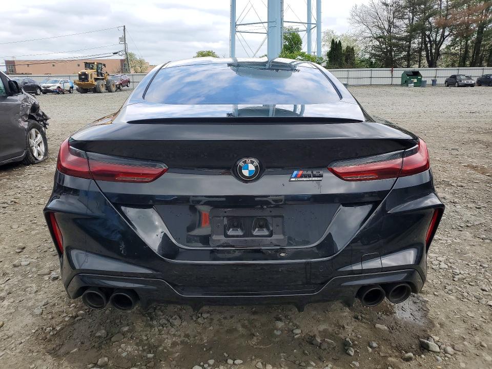 2020 BMW M8 VIN WBSAE0C0XLBM08444 COPART salvage auction — MECHANICAL, Nj - Cert Of Title-Salvage, sold $25,500 on 2026-07-08 (photo 6)