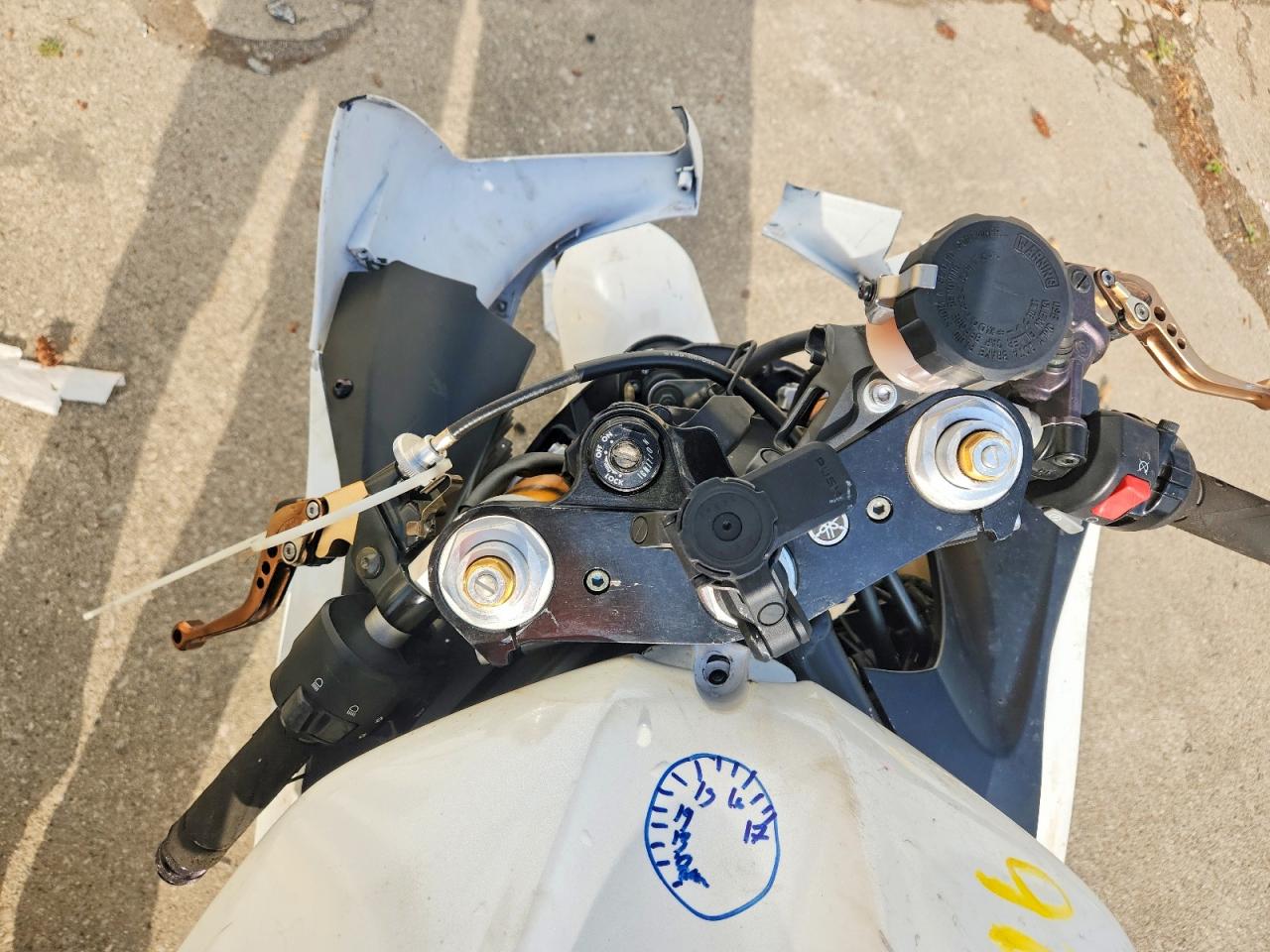 2007 Yamaha YZFR6 VIN JYARJ12E77A019180 COPART salvage auction — All Over, MI - CERTIFICATE OF TITLE, sold $825 on 2026-07-02 (photo 7)